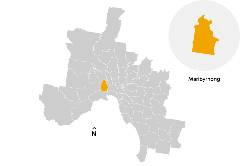 Maribyrnong home loans map